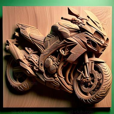 3D мадэль Kawasaki ER 6f (STL)